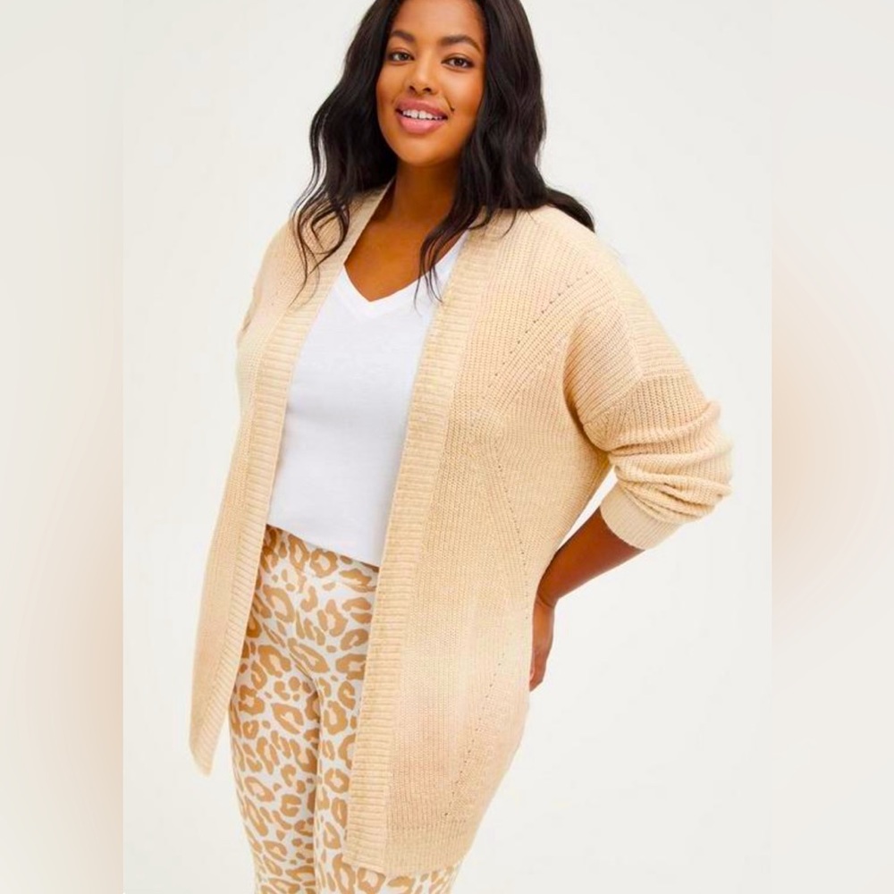Torrid Chunky Cardigan Open Front Sweater